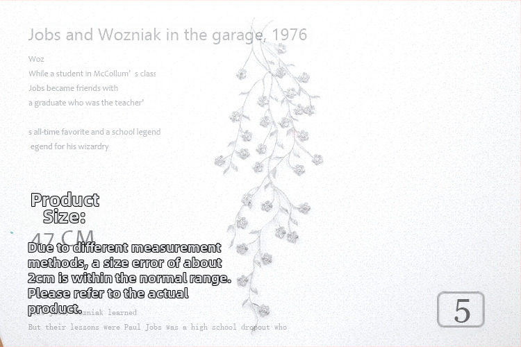 Siuvinėta plomų žiedų motyvo applikacija namų dekorui ir drabužiams — Siuvimo siūlai; Naudojimas: dekoravimas, drabužiai