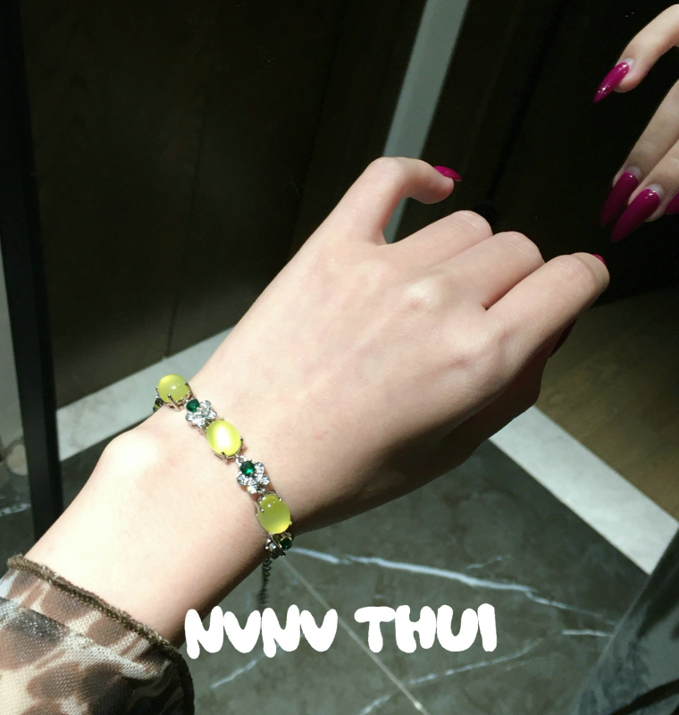 Nvnv thui brățară geometrică cu zirconiu cubic sintetic, micro-setare, stil palat