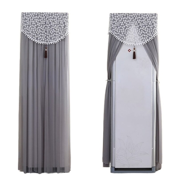 Spintelės tipo vertikalus oro kondicionieriaus dulkių dangtis, poliesteris, šiaurinis stilius, suderinamas su Gree/Midea/Haier