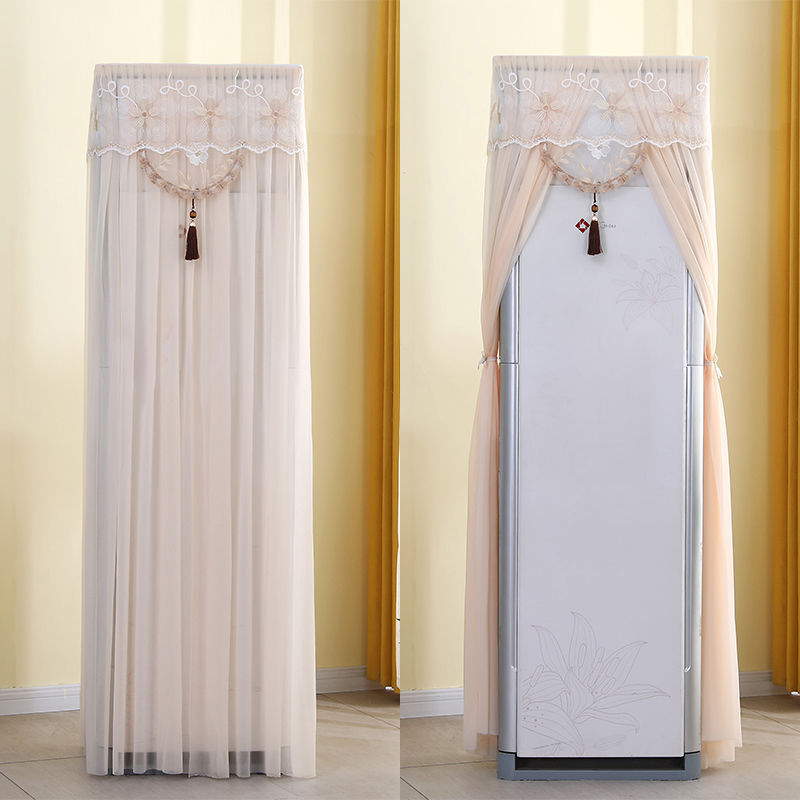 Spintelės tipo vertikalus oro kondicionieriaus dulkių dangtis, poliesteris, šiaurinis stilius, suderinamas su Gree/Midea/Haier