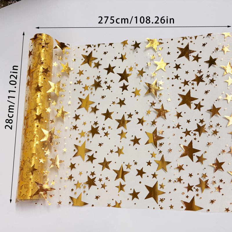 Runner de masă – model geometric abstract, poliester, stil luxos luminos, formă dreptunghiulară, decor pentru nuntă și petreceri