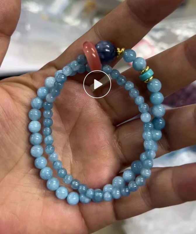 Brățară de cristal pentru femei — mărgele cu ametist și cristal de căpșună, bijuterii în stil etnic geometric