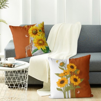 Saulės spindulių kryžminio siuvimo DIY pagalvės uždangalas | 9ct audinys, šiaurinis stilius, Unique prekinis ženklas, plastinis lakštas