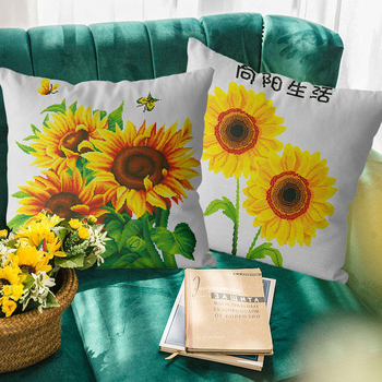 Saulės spindulių kryžminio siuvimo DIY pagalvės uždangalas | 9ct audinys, šiaurinis stilius, Unique prekinis ženklas, plastinis lakštas