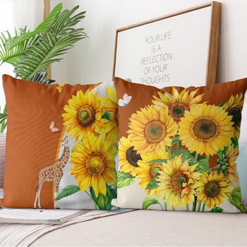 Saulės spindulių kryžminio siuvimo DIY pagalvės uždangalas | 9ct audinys, šiaurinis stilius, Unique prekinis ženklas, plastinis lakštas