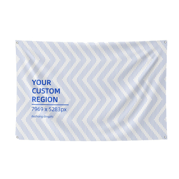 Parti háttérhez készült banner — poliészter, északi stílus, animációs/ Cartoon minta, téglalap alakú, digitális hőtranszfer