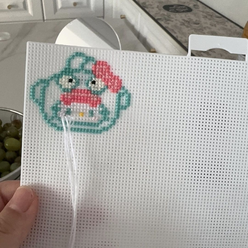 Kryžiažio siuvimo tinklinė plokštelė, bambuko pulpos pluoštas, SU siuvinėjimas, svetainei