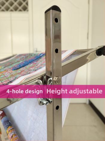 Keresztszemes hímzőkeret, állítható otthoni tartó, univerzális eszköz, műanyag lemezből készült konstrukció, kompatibilis 9 ct vászonnal