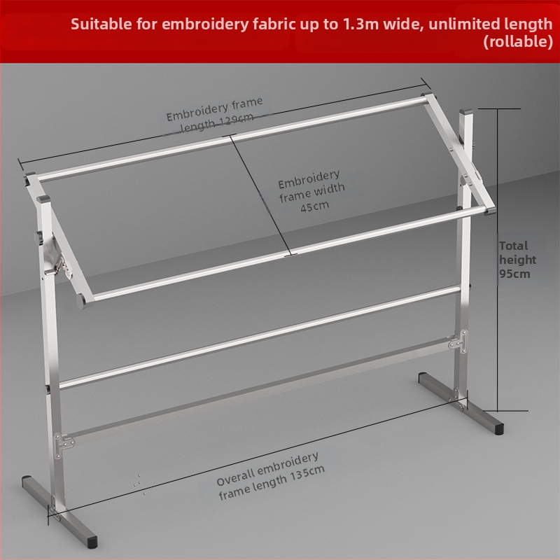 Keresztszemes hímzőkeret, állítható otthoni tartó, univerzális eszköz, műanyag lemezből készült konstrukció, kompatibilis 9 ct vászonnal