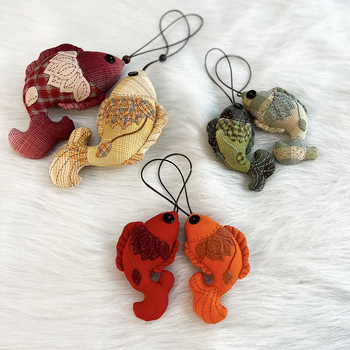 Patchwork žuvies pakabukas rinkinys, animacinis kryžminis siuvinėjimas, siuvinėjimo rinkinys gyvenamosios patalpos/vaikų kambario dekoravimui