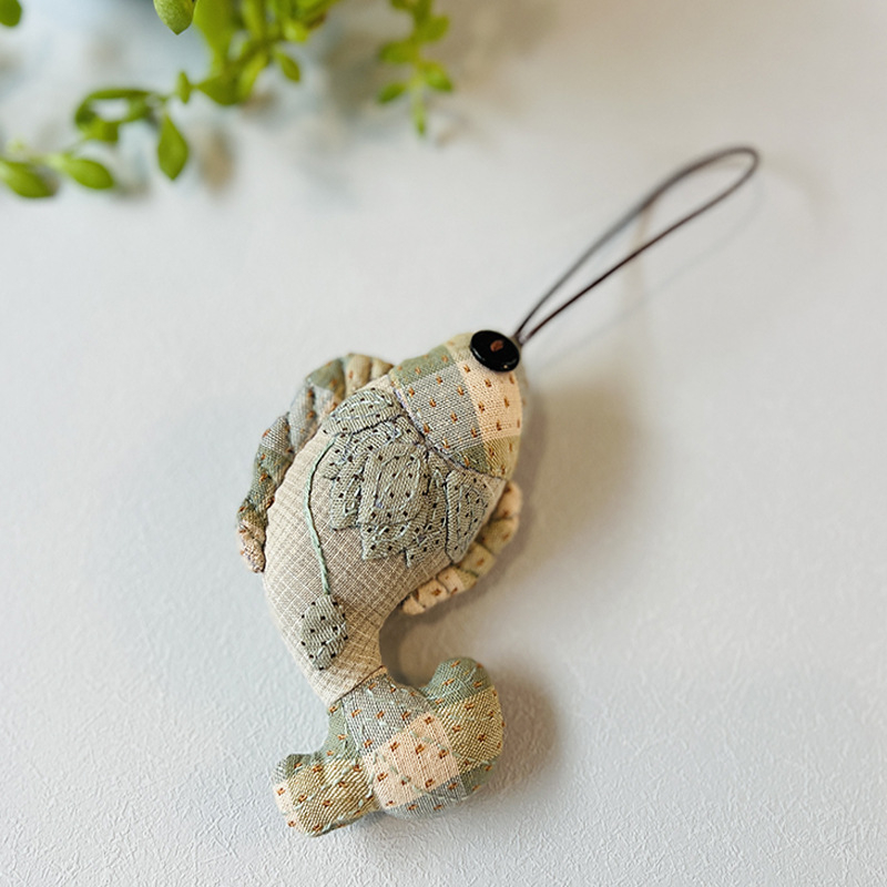 Patchwork žuvies pakabukas rinkinys, animacinis kryžminis siuvinėjimas, siuvinėjimo rinkinys gyvenamosios patalpos/vaikų kambario dekoravimui