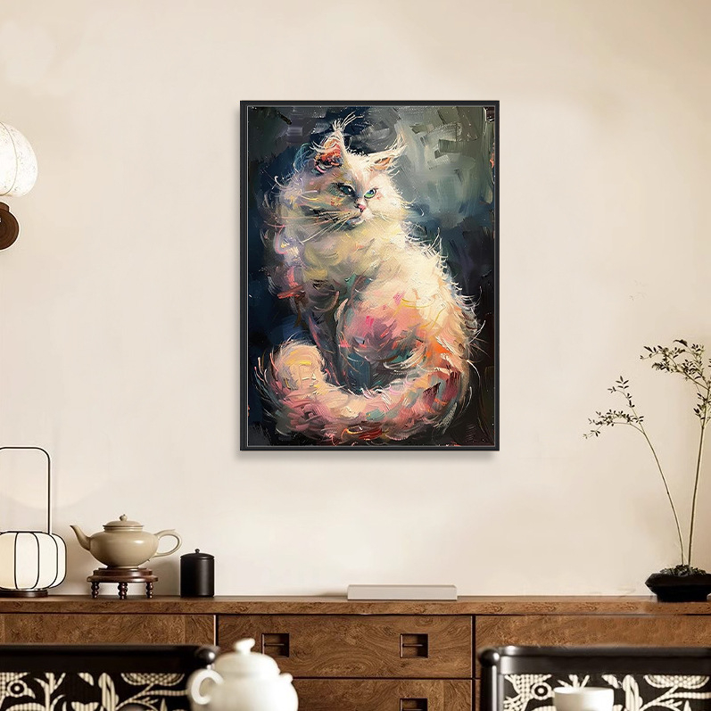 Meng linmei Tájkép Keresztszemes Készlet – 11CT Pamut Anyag