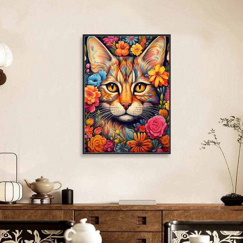 Meng linmei Tájkép Keresztszemes Készlet – 11CT Pamut Anyag