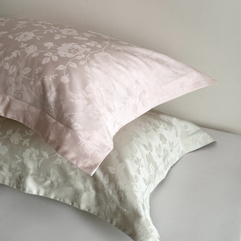 Комплект от две калъфки за възглавници, 100S памук с дълги влакна, жакардова тъкан, реактивно боядисани, стил лайт лукс