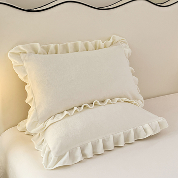 Feță de pernă din fibre de poliester, vopsire reactiva, țesătură 40 fire, stil modern minimalist