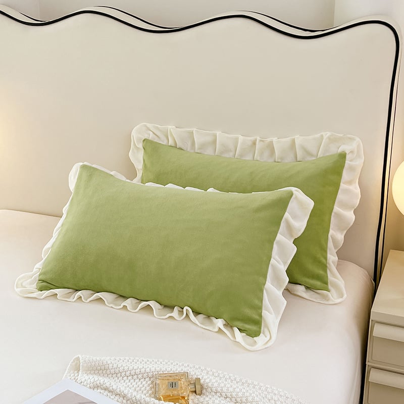 Feță de pernă din fibre de poliester, vopsire reactiva, țesătură 40 fire, stil modern minimalist