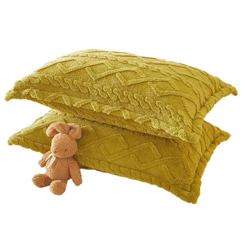 Set huse de pernă | catifea poliesterică, căptușeală fleece | imprimare și vopsire reactive | stil modern minimalist