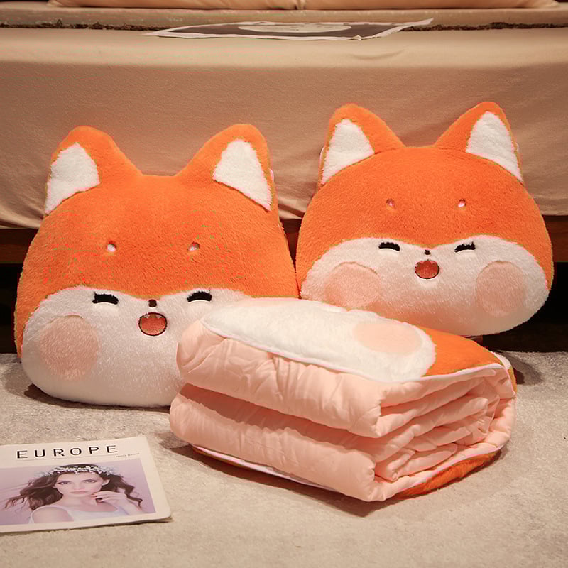 Auto-padi ja tekk 2-ühes: talvine paks pleed, pehme kate, täidis siidi kiududest, karikatuurimuster, lihtne ja kaasaegne stiil