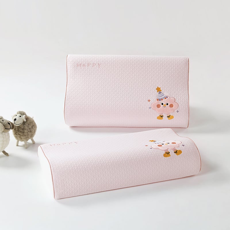 Husă de pernă pentru copii din bumbac tricotat, cu broderie și vopsire reactive