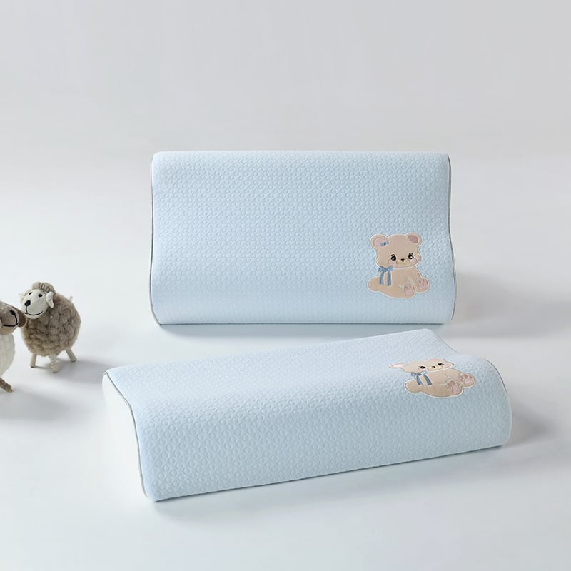 Husă de pernă pentru copii din bumbac tricotat, cu broderie și vopsire reactive