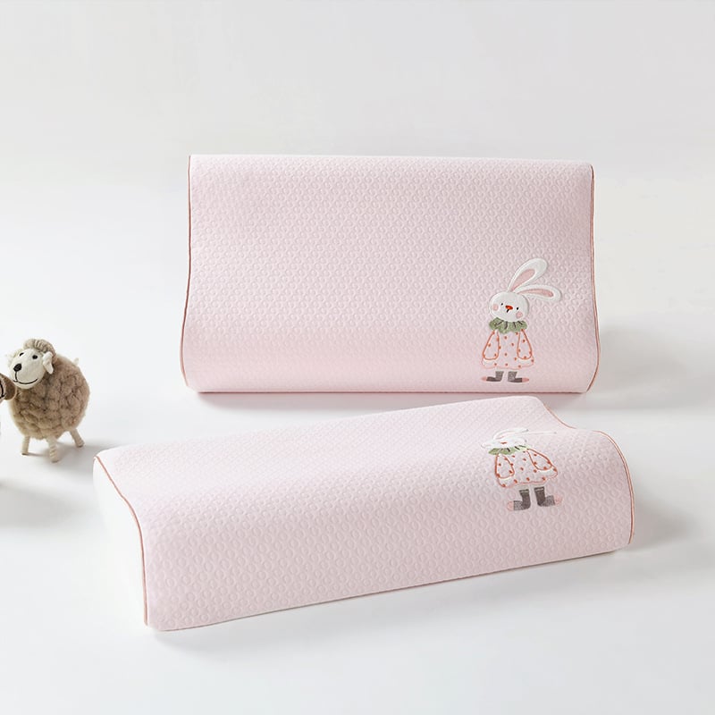 Husă de pernă pentru copii din bumbac tricotat, cu broderie și vopsire reactive