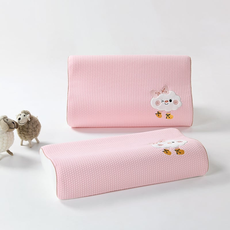 Husă de pernă pentru copii din bumbac tricotat, cu broderie și vopsire reactive