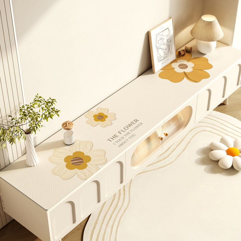 Δερμάτινο ορθογώνιο τραπεζομάντηλο, αδιάβροχο, αντιολισθητικό, ανθεκτικό στη σκόνη και στο λάδι, μοντέρνα μινιμαλιστική αισθητική, μοτίβα: ρίγες, γεωμετρικό, houndstooth, τετράγωνο