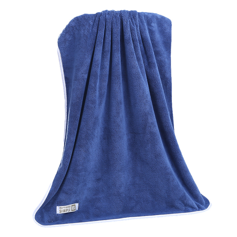Koralni fleece ručnik za kupanje/plažu, ≥500 g, 100 vlakana pređe, ravno tkanje