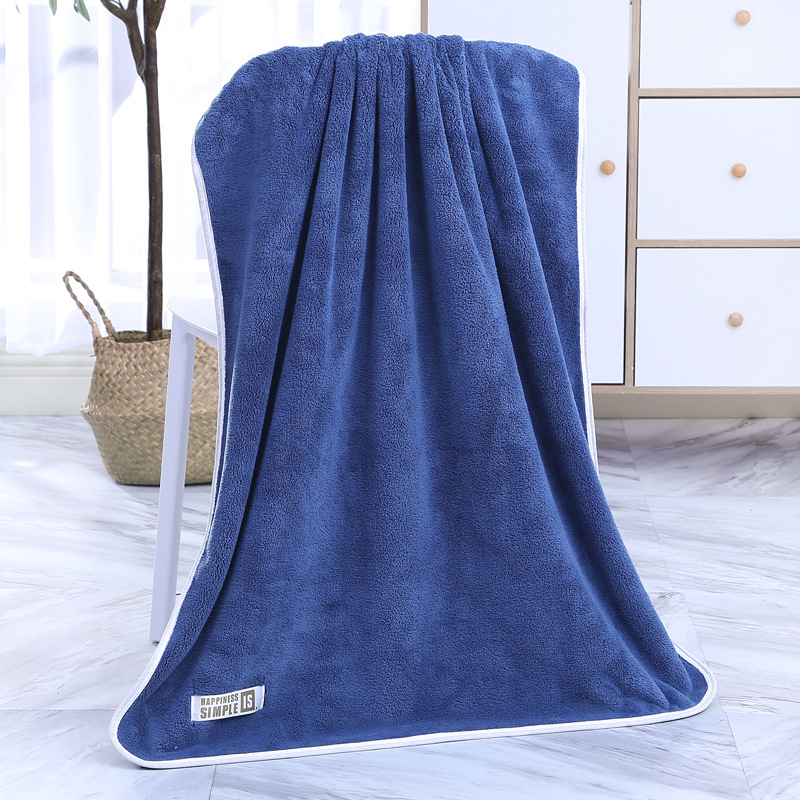 Koralni fleece ručnik za kupanje/plažu, ≥500 g, 100 vlakana pređe, ravno tkanje