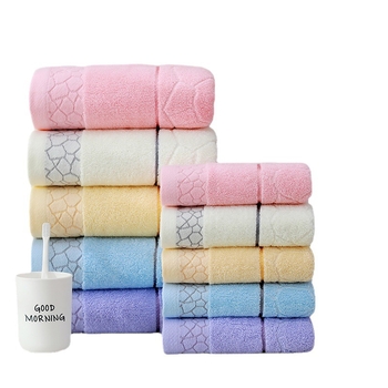 Jacquard pamukani ručnik za kupanje (400-500 g, 32S pređa, prilagođena izšivka)