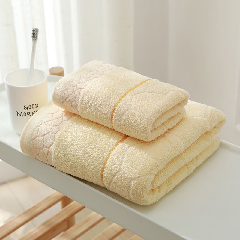 Jacquard pamukani ručnik za kupanje (400-500 g, 32S pređa, prilagođena izšivka)