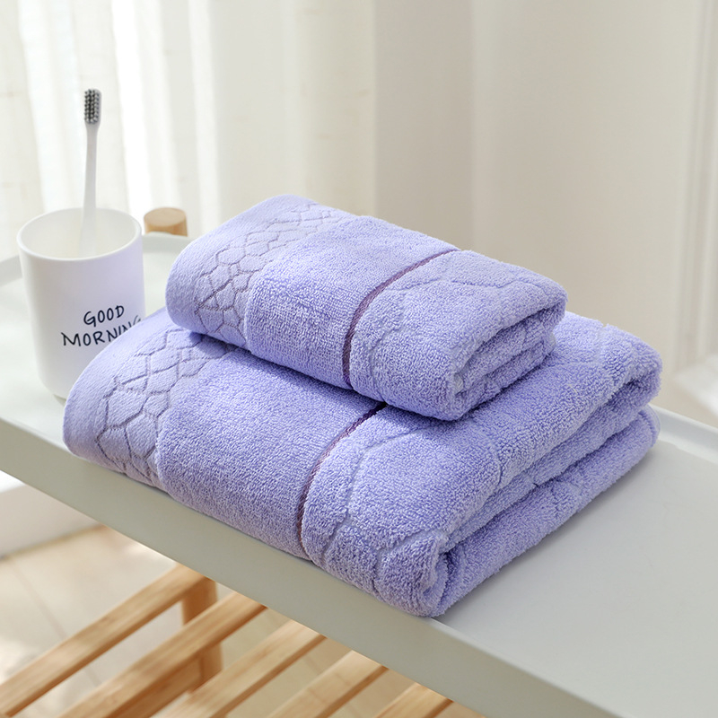 Jacquard pamukani ručnik za kupanje (400-500 g, 32S pređa, prilagođena izšivka)