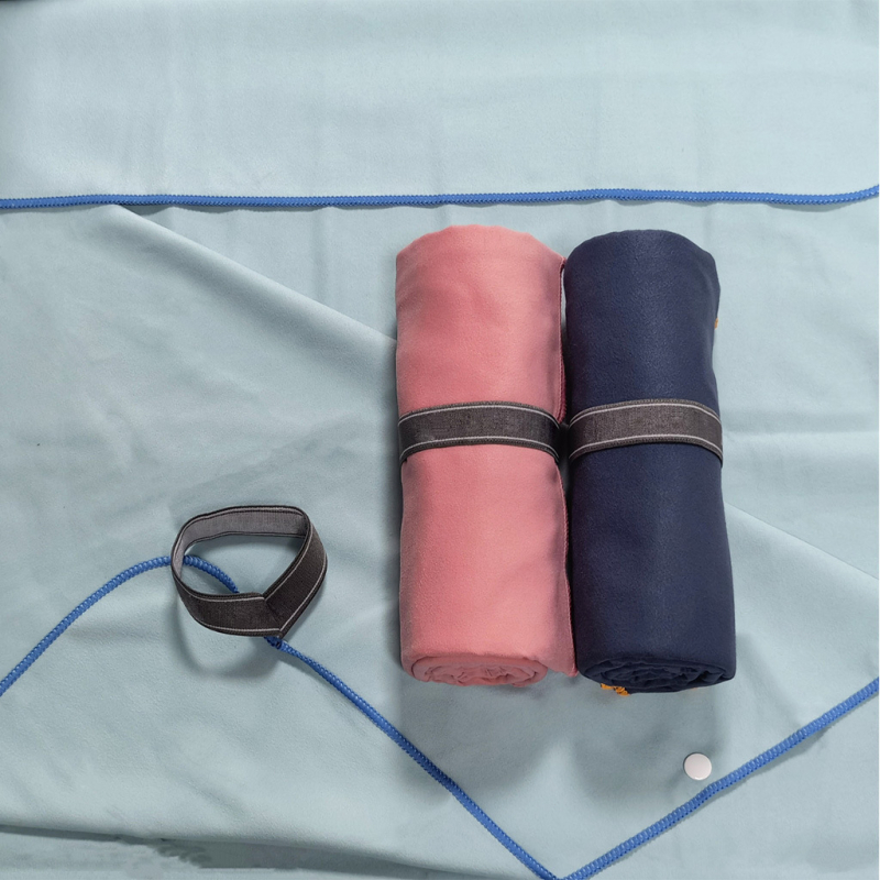 Microfiber ručnik za kupanje i plažu, dvostrano baršunast, brzo sušenje, upija znoj, protiv prašine, zaštita kože, 200D vlakno, 200–300 g