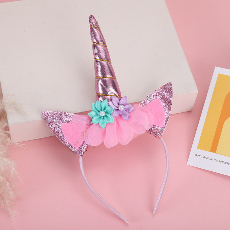 Vienradža galvas lente - roku darbs, audums, karikatūras stils, universāls