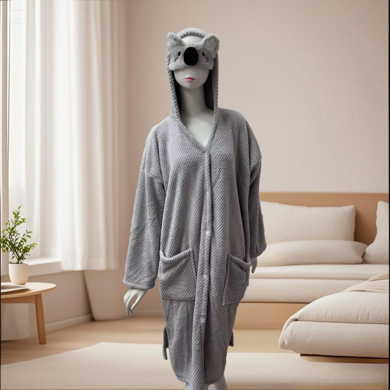 Koraalfleksi vannahallat kapuutsiga, ananasskirjaga, imav