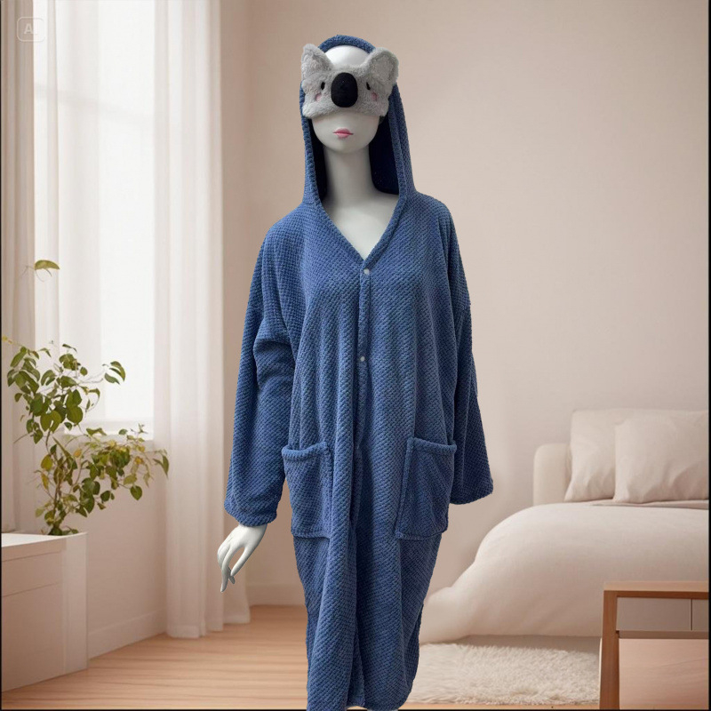 Koraalfleksi vannahallat kapuutsiga, ananasskirjaga, imav