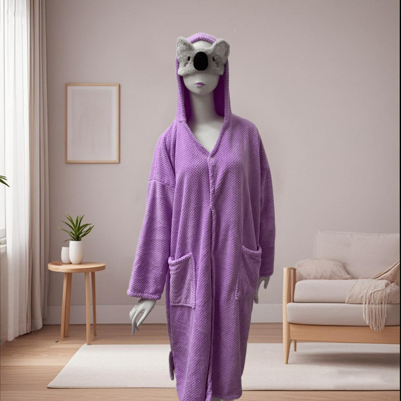 Koraalfleksi vannahallat kapuutsiga, ananasskirjaga, imav