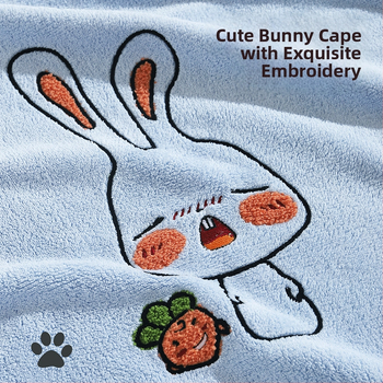 Jade Baby Koralli Veluur Kapuutsiga Käterät Lastele – Kandmiseks Kiiresti Kuivatav Mantlid koos Trušu Kõrvadega, 150D, 300–400 g, Kohandatav