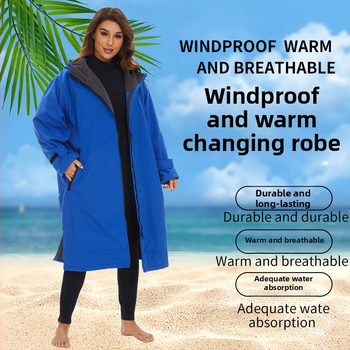 Talvine ujumis-žiin häälik rätik-mantel kapuuts tuulekindluseks välitingimustes – 85% polüamiid, 15% nailon, 150D, üle 500 g, superfin kiud