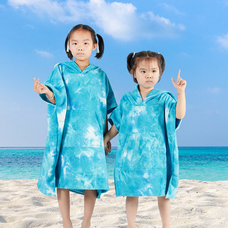 Mikrofiberist kapuutsiga rannapončo, Red ti bränd, 200–300 g, 150D