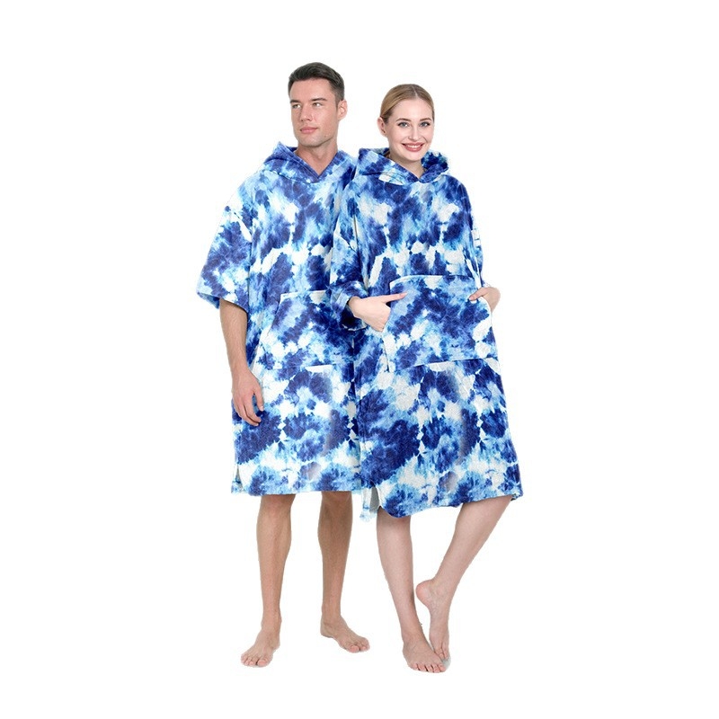 Mikrofiberist kapuutsiga rannapončo, Red ti bränd, 200–300 g, 150D