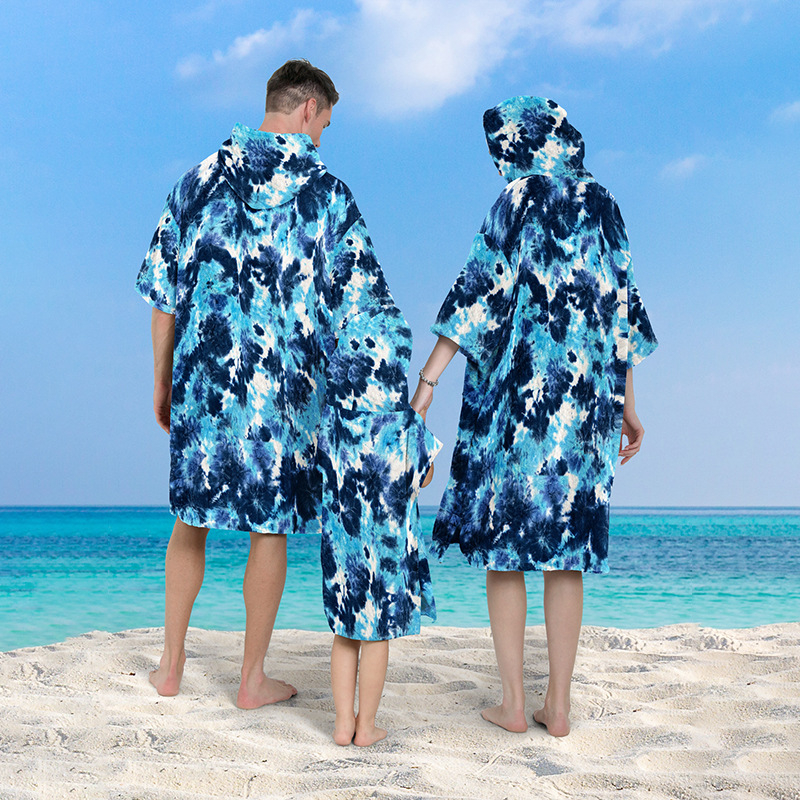 Mikrofiberist kapuutsiga rannapončo, Red ti bränd, 200–300 g, 150D