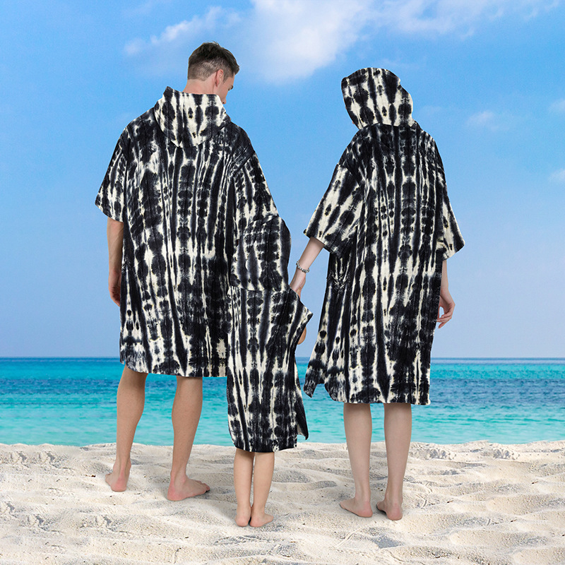 Mikrofiberist kapuutsiga rannapončo, Red ti bränd, 200–300 g, 150D