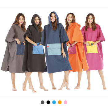 Ülikerge kokkukäiv randrätik sukelduv kate ja kiiresti kuivatav riietumisrõivas — Materjal: peenkiud • Kaal: 200–300 g • Bränd: ideal made