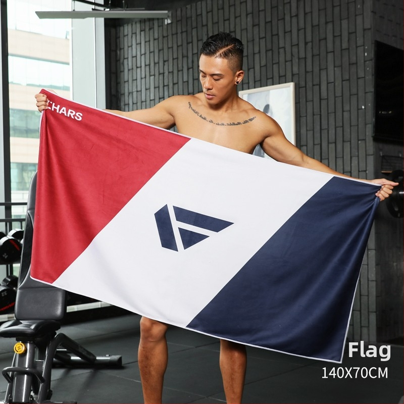 Chars mikrofiiber spordirätik kantav cape disainiga, kiiresti kuivab, imab