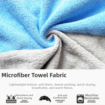 Halat de schimb pentru adulți din microfibră terry, imprimare, 400–500 g, 150D