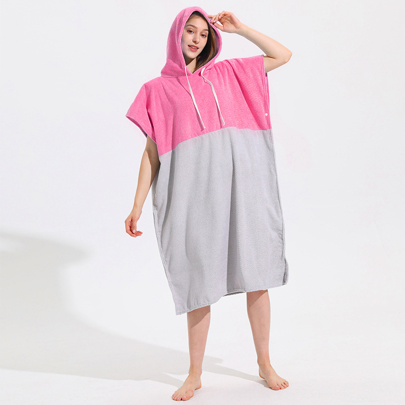 Halat de schimb pentru adulți din microfibră terry, imprimare, 400–500 g, 150D