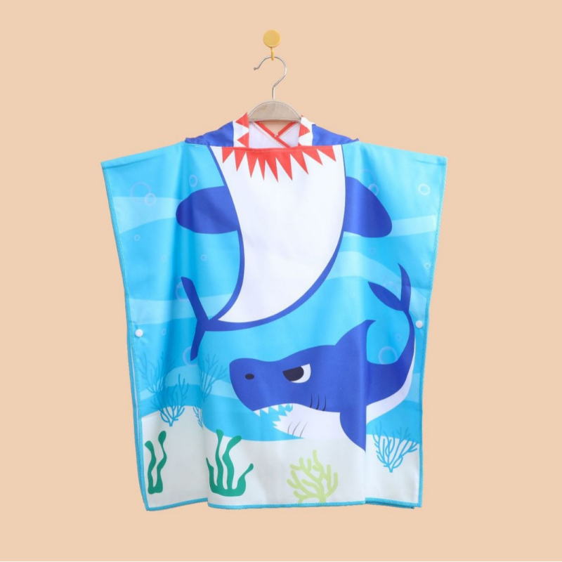 Laste kapuutsiga mikrofiiberist vannitükk, kiiresti kuivav, kahekülgne veluur, GSM 170-200, imav ja soe, multikas trükiga