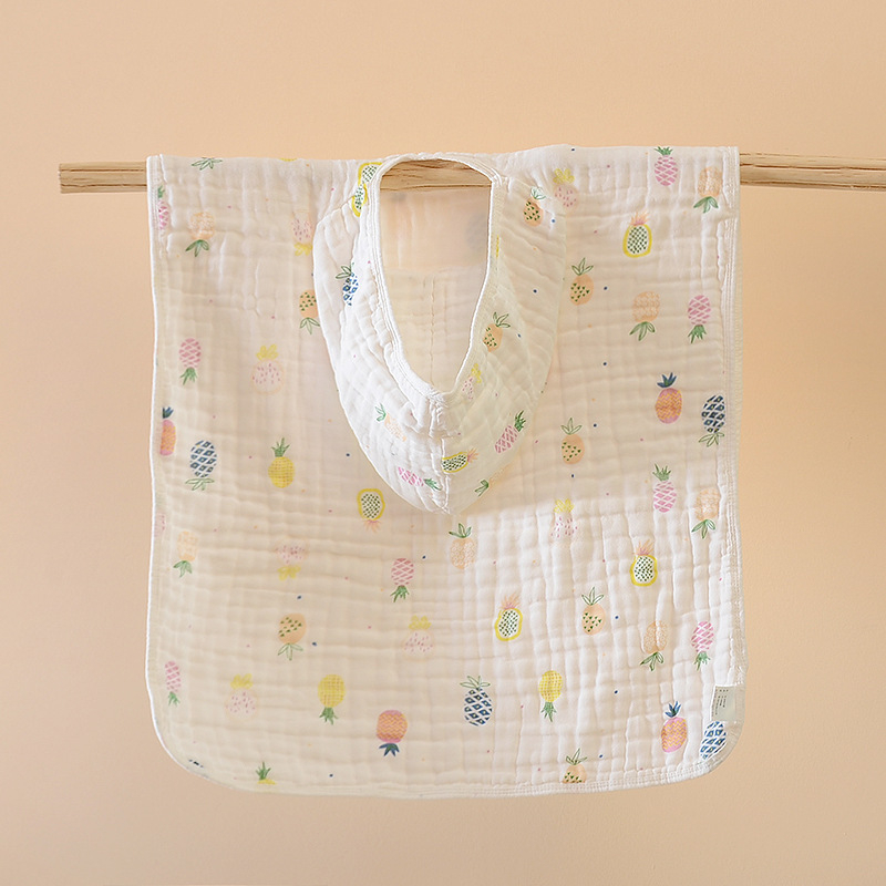 Zīdaiņu vannas dvielis ar kapuci no 100% kokvilnas, valkājams un iesaiņojošs, Cape stilā jaciņa bērniem, Meijia Bell, drošības klase A, piemērots vecumam 1–3 gadi