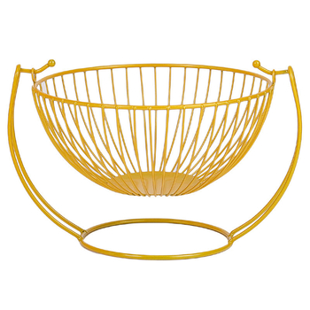 Плодова кошница със скандинавски геометричен железен дизайн — лек лукс, минималистичен стил, лято 2021